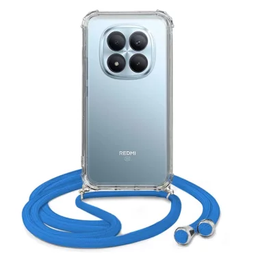 ETUI CROSSBODY NA TELEFON XIAOMI REDMI NOTE 15 PRO PLUS 5G NIEBIESKI Sznurek Smycz