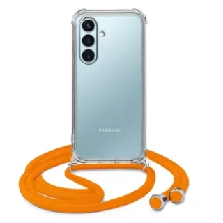ETUI CROSSBODY NA TELEFON SAMSUNG GALAXY S26 PLUS POMARAŃCZOWY Sznurek Smycz