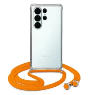 ETUI CROSSBODY NA TELEFON SAMSUNG GALAXY S26 ULTRA POMARAŃCZOWY Sznurek Smycz