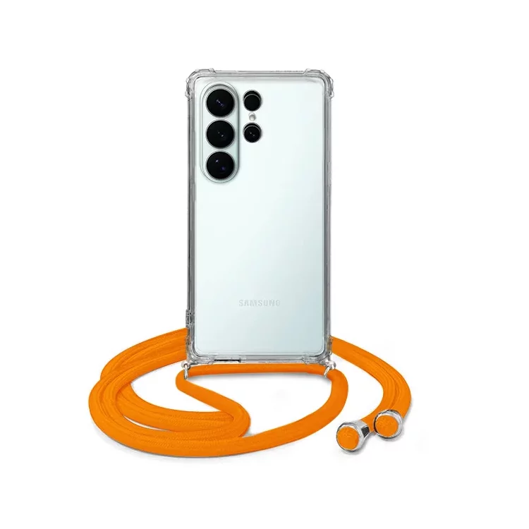 ETUI CROSSBODY NA TELEFON SAMSUNG GALAXY S26 ULTRA POMARAŃCZOWY Sznurek Smycz