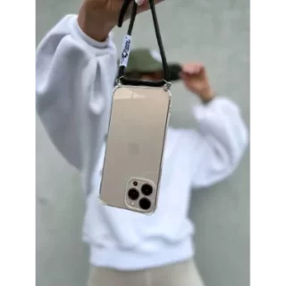 ETUI CROSSBODY NA TELEFON XIAOMI REDMI NOTE 15 5G POMARAŃCZOWY Sznurek Smycz