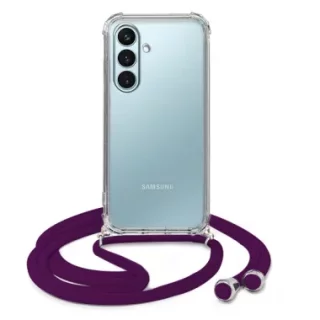 ETUI CROSSBODY NA TELEFON SAMSUNG GALAXY S26 ŚLIWKOWY Sznurek Smycz