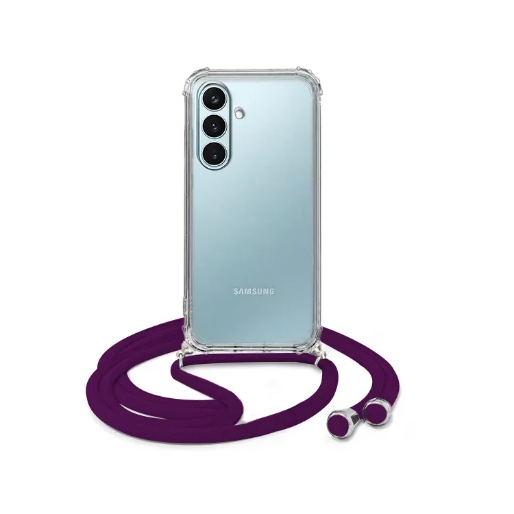 ETUI CROSSBODY NA TELEFON SAMSUNG GALAXY S26 ŚLIWKOWY Sznurek Smycz