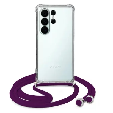 ETUI CROSSBODY NA TELEFON SAMSUNG GALAXY S26 ULTRA ŚLIWKOWY Sznurek Smycz