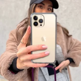 ETUI CROSSBODY NA TELEFON SAMSUNG GALAXY S26 ULTRA ŚLIWKOWY Sznurek Smycz