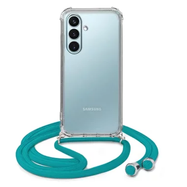 ETUI CROSSBODY NA TELEFON SAMSUNG GALAXY S26 TURKUSOWY Sznurek Smycz