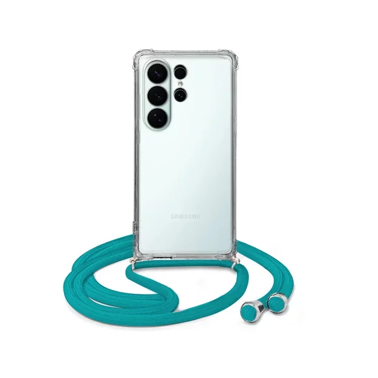 ETUI CROSSBODY NA TELEFON SAMSUNG GALAXY S26 ULTRA TURKUSOWY Sznurek Smycz
