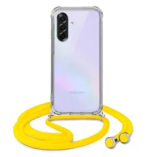 ETUI CROSSBODY NA TELEFON SAMSUNG GALAXY A37 5G ŻÓŁTY Sznurek Smycz