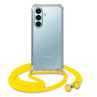 ETUI CROSSBODY NA TELEFON SAMSUNG GALAXY S26 PLUS ŻÓŁTY Sznurek Smycz