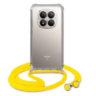 ETUI CROSSBODY NA TELEFON XIAOMI REDMI NOTE 15 PRO 5G ŻÓŁTY Sznurek Smycz