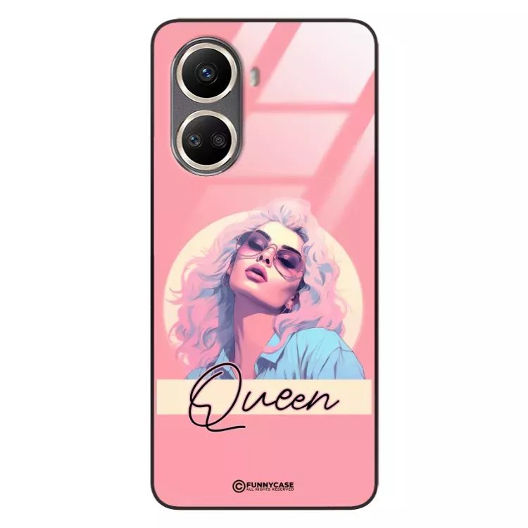 Etui Black Case Glass Hipster Babe do HUAWEI NOVA 10 SE Glamour Queen ST_HIB100