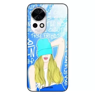 Etui Black Case Glass Hipster Babe do HUAWEI NOVA 12 Girl Power ST_HIB113