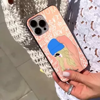 Etui Black Case Glass Hipster Babe do HUAWEI NOVA 12 PRO Lifestyle ST_HIB114