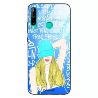 Etui Black Case Glass Hipster Babe do HUAWEI P40 LITE E Girl Power ST_HIB113