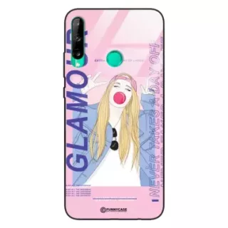 Etui Black Case Glass Hipster Babe do HUAWEI Y7P 2020 Glamour ST_HIB118