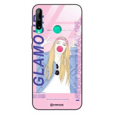 Etui Black Case Glass Hipster Babe do HUAWEI Y7P 2020 Glamour ST_HIB118