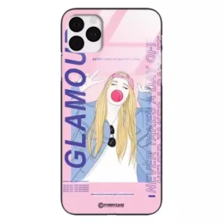 Etui Black Case Glass Hipster Babe do APPLE IPHONE 11 PRO MAX Glamour ST_HIB118