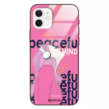 Etui Black Case Glass Hipster Babe do APPLE IPHONE 12 Chill Vibe ST_HIB122