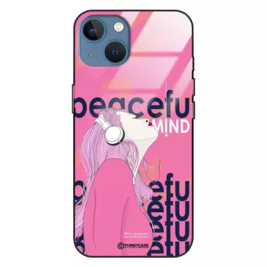 Etui Black Case Glass Hipster Babe do APPLE IPHONE 14 Chill Vibe ST_HIB122