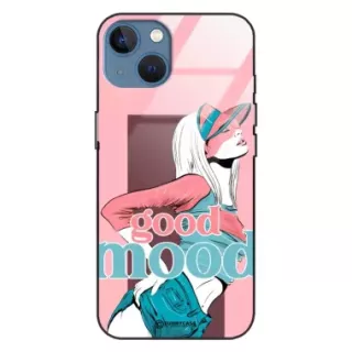 Etui Black Case Glass Hipster Babe do APPLE IPHONE 15 Glamour ST_HIB123