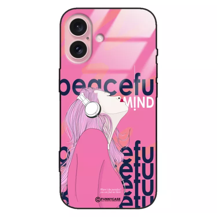 Etui Black Case Glass Hipster Babe do APPLE IPHONE 16 Chill Vibe ST_HIB122