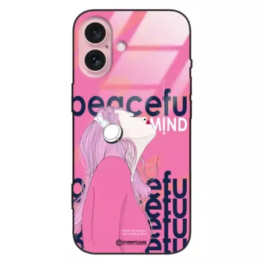 Etui Black Case Glass Hipster Babe do APPLE IPHONE 16 Chill Vibe ST_HIB122