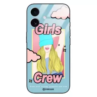 Etui Black Case Glass Hipster Babe do APPLE IPHONE 17 Girl Power Pop Art. ST_HIB115