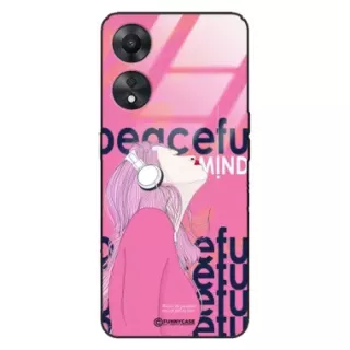 Etui Black Case Glass Hipster Babe do OPPO A58 5G Chill Vibe ST_HIB122