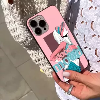 Etui Black Case Glass Hipster Babe do OPPO FIND X8 ULTRA 5G Glamour ST_HIB123