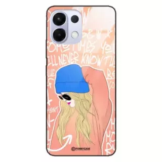 Etui Black Case Glass Hipster Babe do OPPO K13 5G Lifestyle ST_HIB114