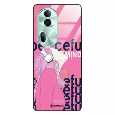 Etui Black Case Glass Hipster Babe do OPPO RENO 11 5G Chill Vibe ST_HIB122