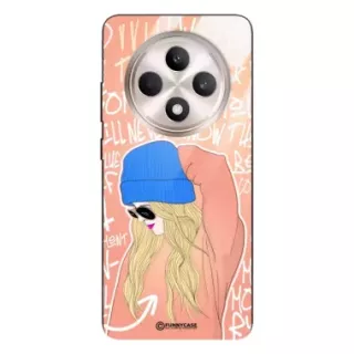 Etui Black Case Glass Hipster Babe do OPPO RENO 12F 4G Lifestyle ST_HIB114