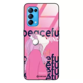 Etui Black Case Glass Hipster Babe do OPPO RENO 5 Chill Vibe ST_HIB122