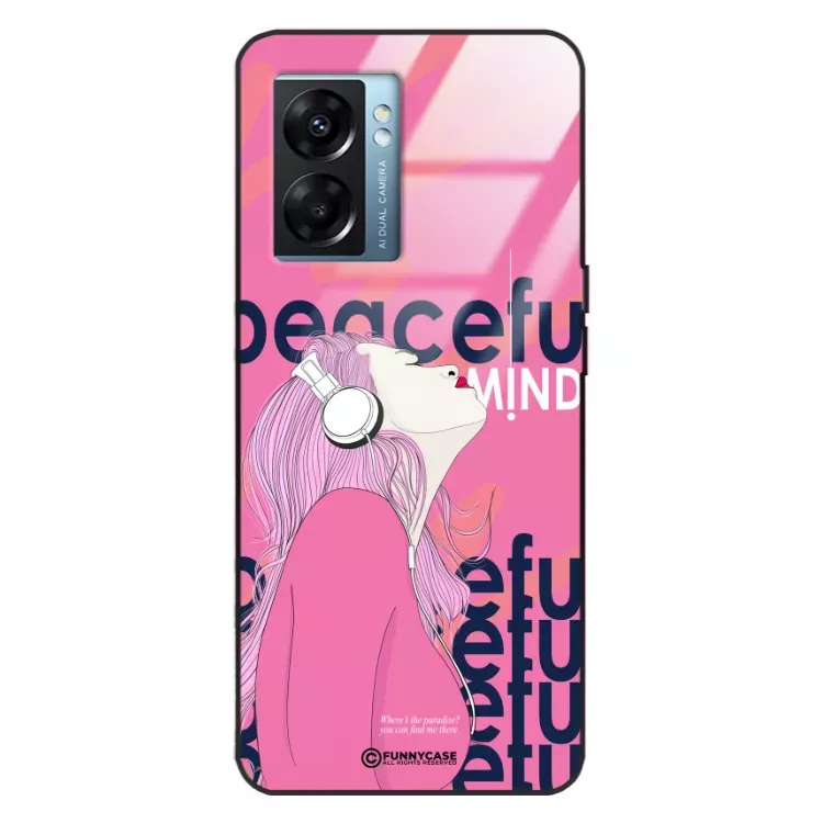 Etui Black Case Glass Hipster Babe do OPPO K10 5G Chill Vibe ST_HIB122