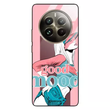 Etui Black Case Glass Hipster Babe do REALME 12 PRO PLUS Glamour ST_HIB123