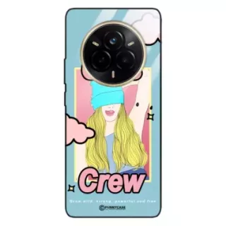 Etui Black Case Glass Hipster Babe do REALME 14 PRO 5G Girl Power Pop Art. ST_HIB115