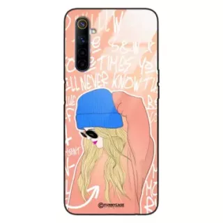 Etui Black Case Glass Hipster Babe do REALME 6 Lifestyle ST_HIB114