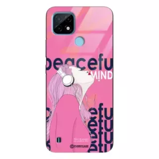 Etui Black Case Glass Hipster Babe do REALME C21 Chill Vibe ST_HIB122