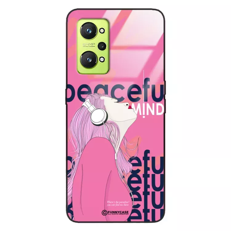 Etui Black Case Glass Hipster Babe do REALME GT NEO 2 Chill Vibe ST_HIB122