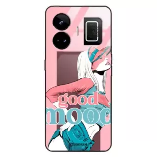 Etui Black Case Glass Hipster Babe do REALME GT NEO 5 Glamour ST_HIB123