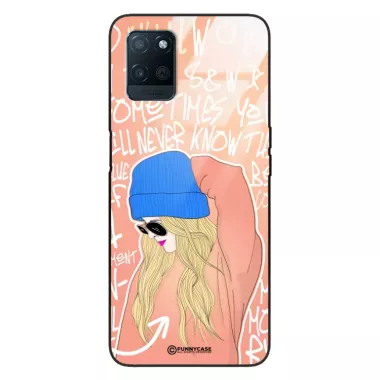 Etui Black Case Glass Hipster Babe do REALME V11 Lifestyle ST_HIB114