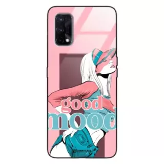 Etui Black Case Glass Hipster Babe do REALME X7 Glamour ST_HIB123
