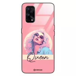 Etui Black Case Glass Hipster Babe do REALME X7 PRO Glamour Queen ST_HIB100