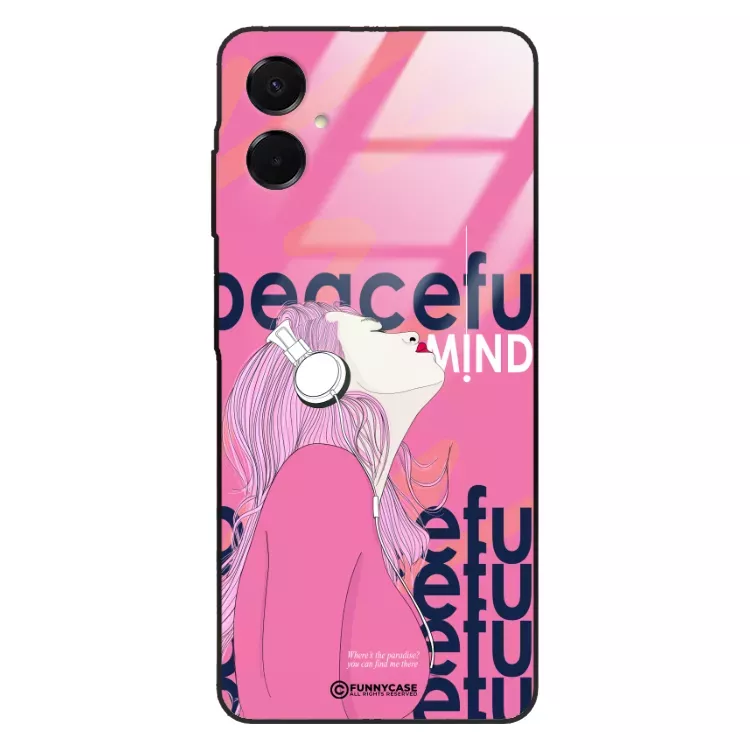 Etui Black Case Glass Hipster Babe do SAMSUNG A06 5G Chill Vibe ST_HIB122