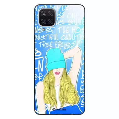Etui Black Case Glass Hipster Babe do SAMSUNG A12 5G Girl Power ST_HIB113