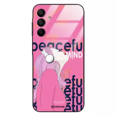 Etui Black Case Glass Hipster Babe do SAMSUNG A15 4G Chill Vibe ST_HIB122