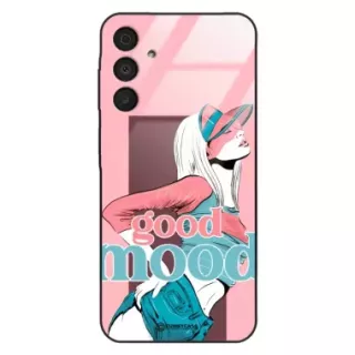 Etui Black Case Glass Hipster Babe do SAMSUNG A16 Glamour ST_HIB123