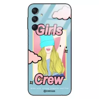 Etui Black Case Glass Hipster Babe do SAMSUNG A24 4G Girl Power Pop Art. ST_HIB115