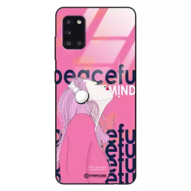 Etui Black Case Glass Hipster Babe do SAMSUNG A31 Chill Vibe ST_HIB122