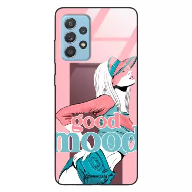 Etui Black Case Glass Hipster Babe do SAMSUNG A33 5G Glamour ST_HIB123